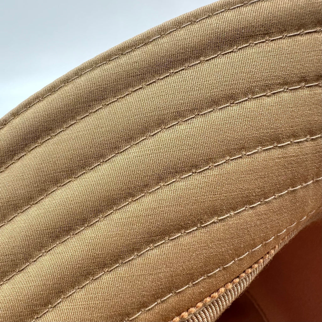 Hermès Knot Detail H Logo Bucket Hat Biscuit Size 58 96% cotton 4% elastane