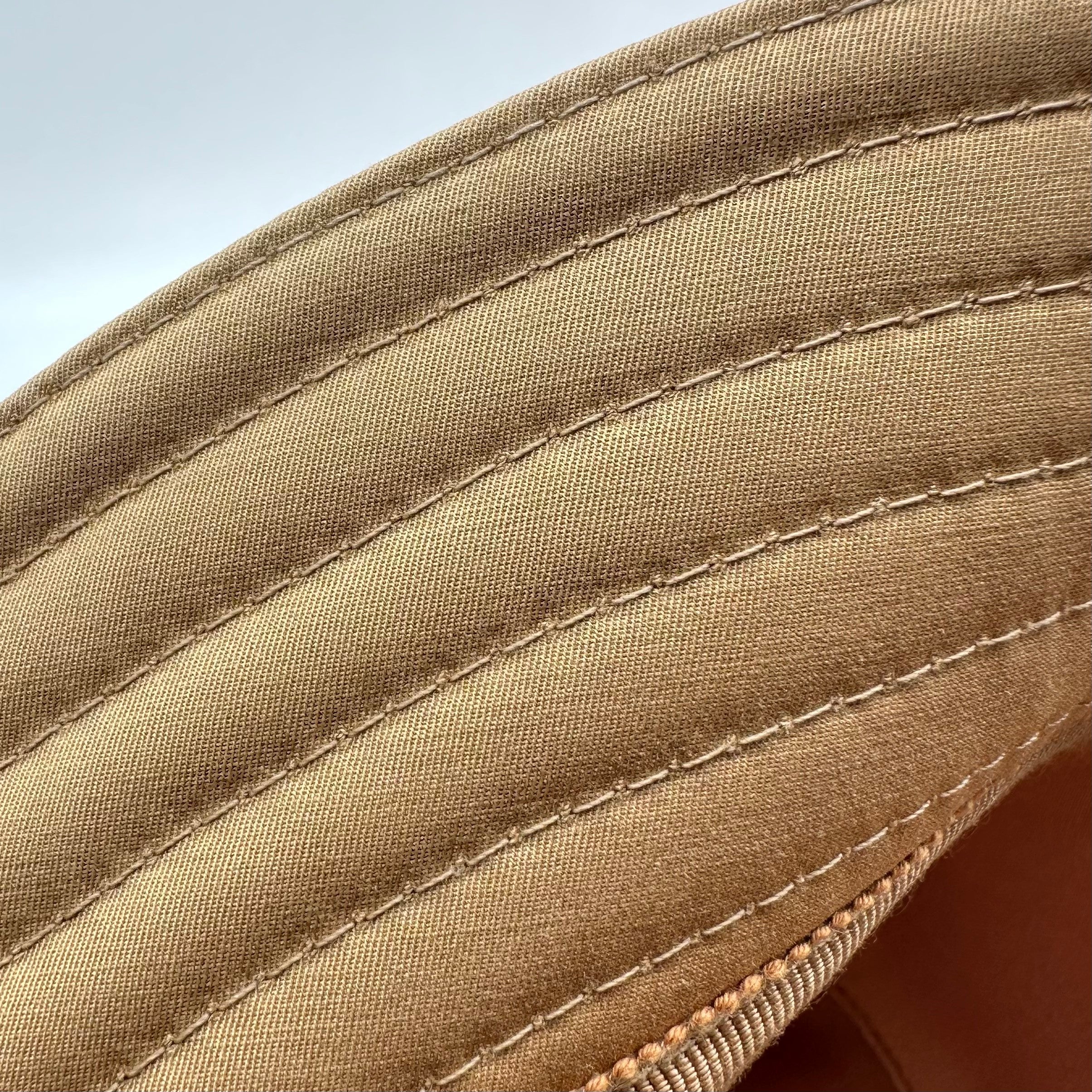 Hermès Knot Detail H Logo Bucket Hat Biscuit Size 58 96% cotton 4% elastane