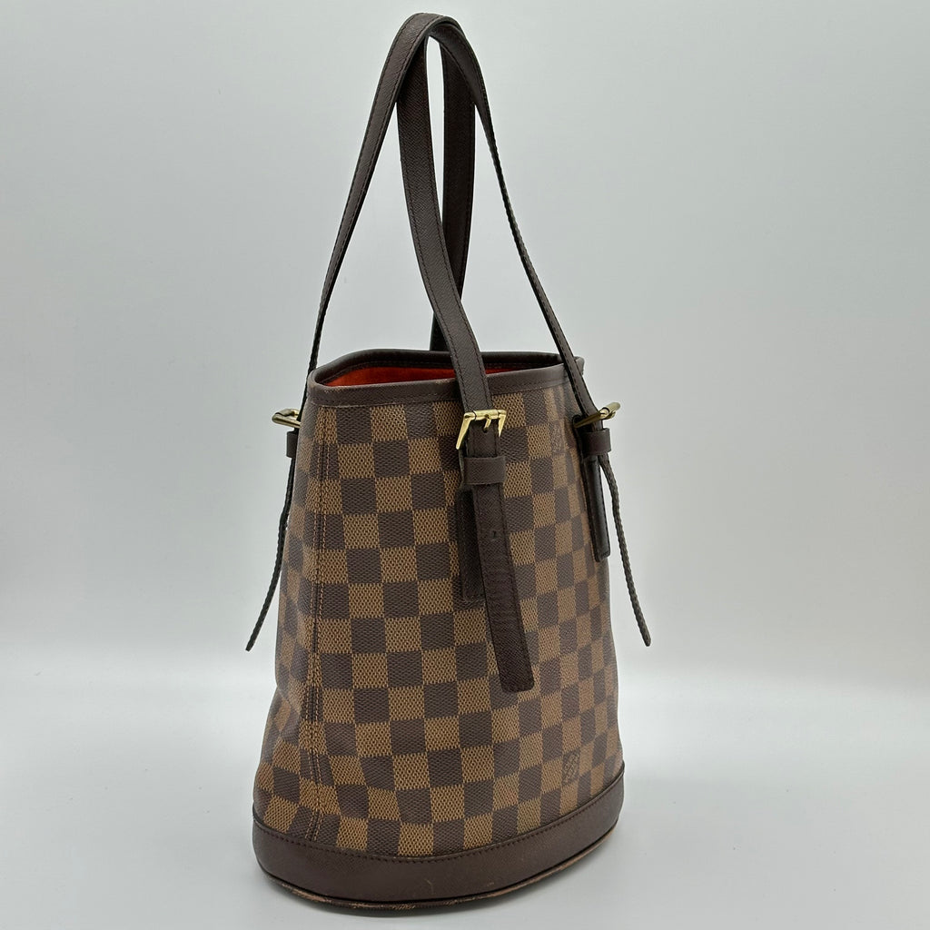 Louis Vuitton Damier Marais Bucket Shoulder Tote Bag N42240