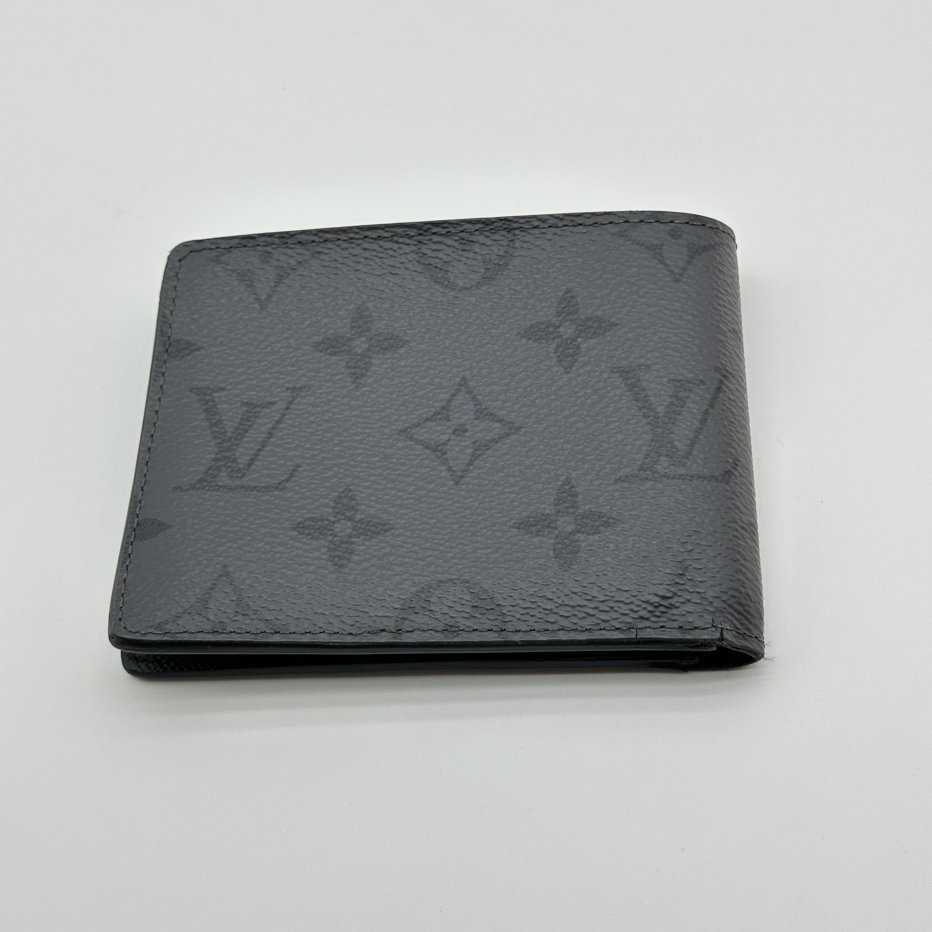 Louis Vuitton Slender Wallet Monogram Eclipse Reverse M80906