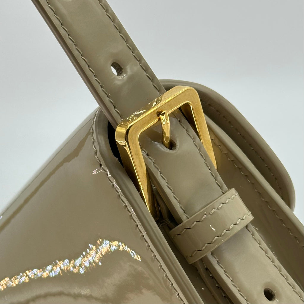 dior Miss Patent Flap bag  patent leather   shiny beige    gold  Hardware Shoulder bag