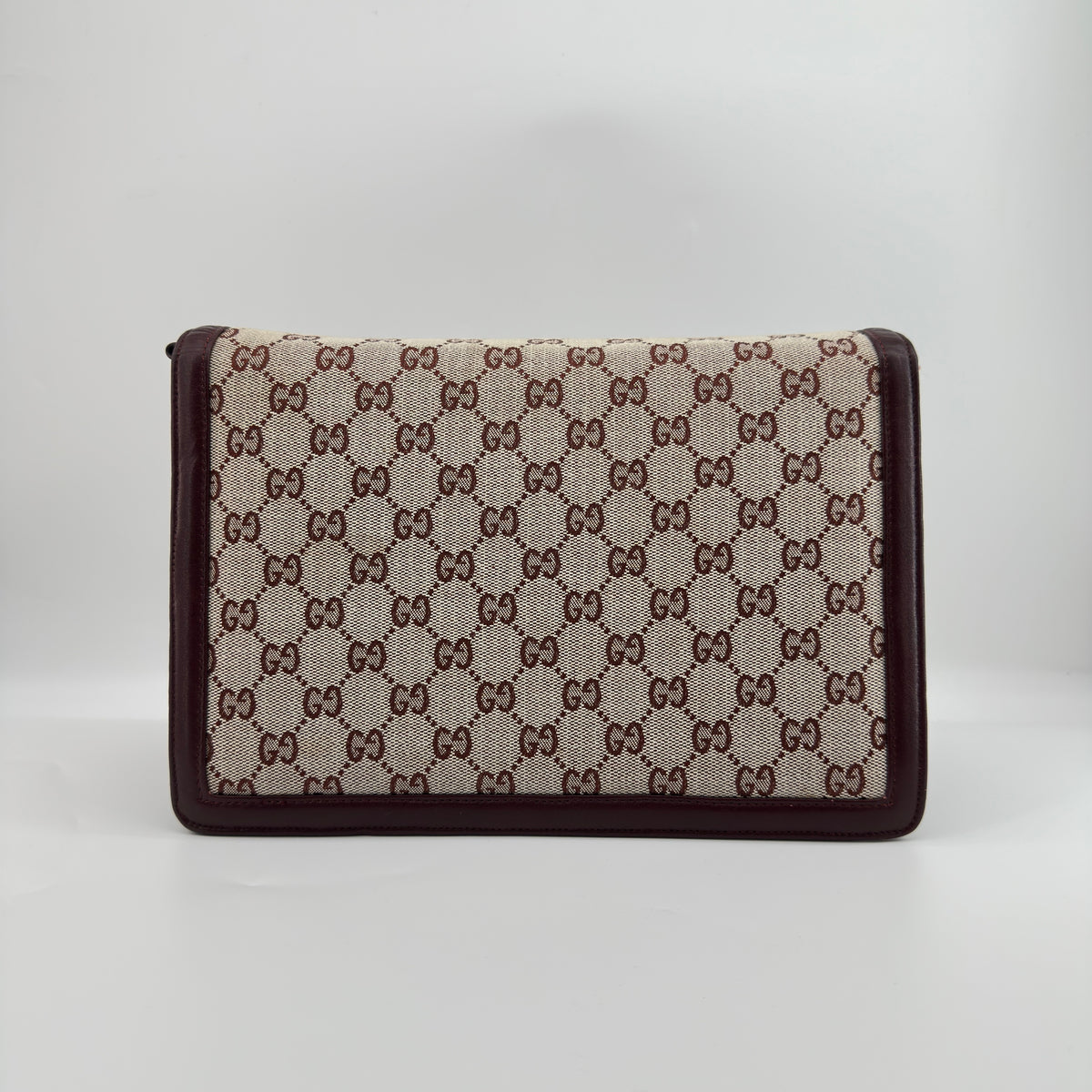 GUCCI Vintage GG Canvas Shoulder Bag
