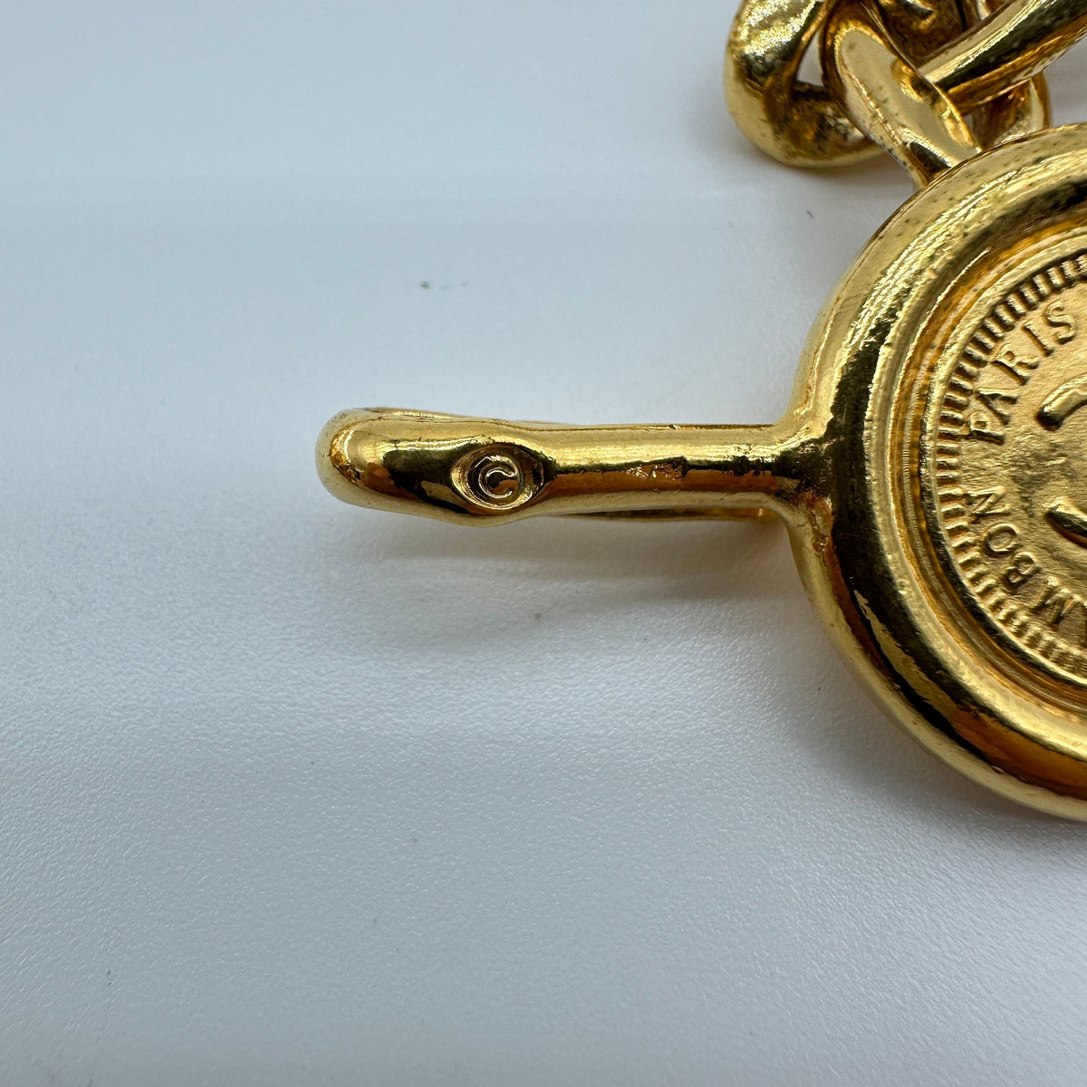 Chanel Gold Chain Coco Mark Coin Charm Belt