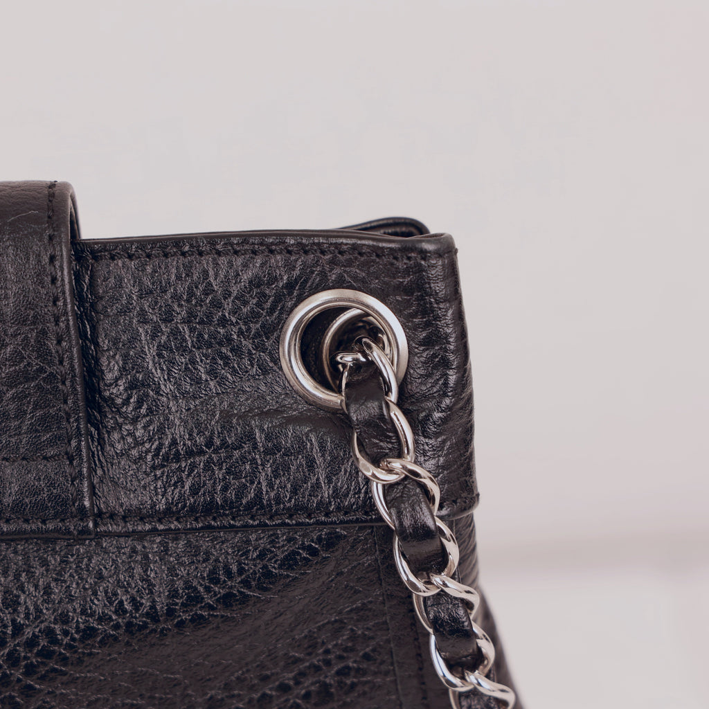 Chanel 2.55 Reissue Mademoiselle Lock Black Calfskin Tote Bag 9 Series