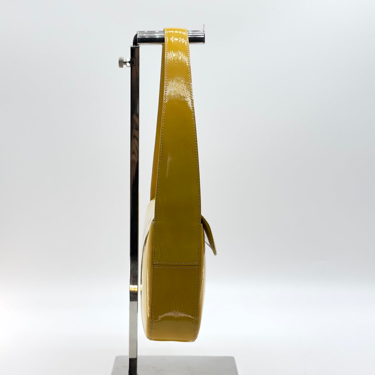 Cartier Patent Leather Happy Birthday Small Yellow Shoulder Bag