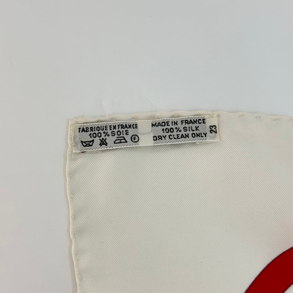 Hermes Carré 90 „SPRINGS“ Seidenschal 100 % Seide