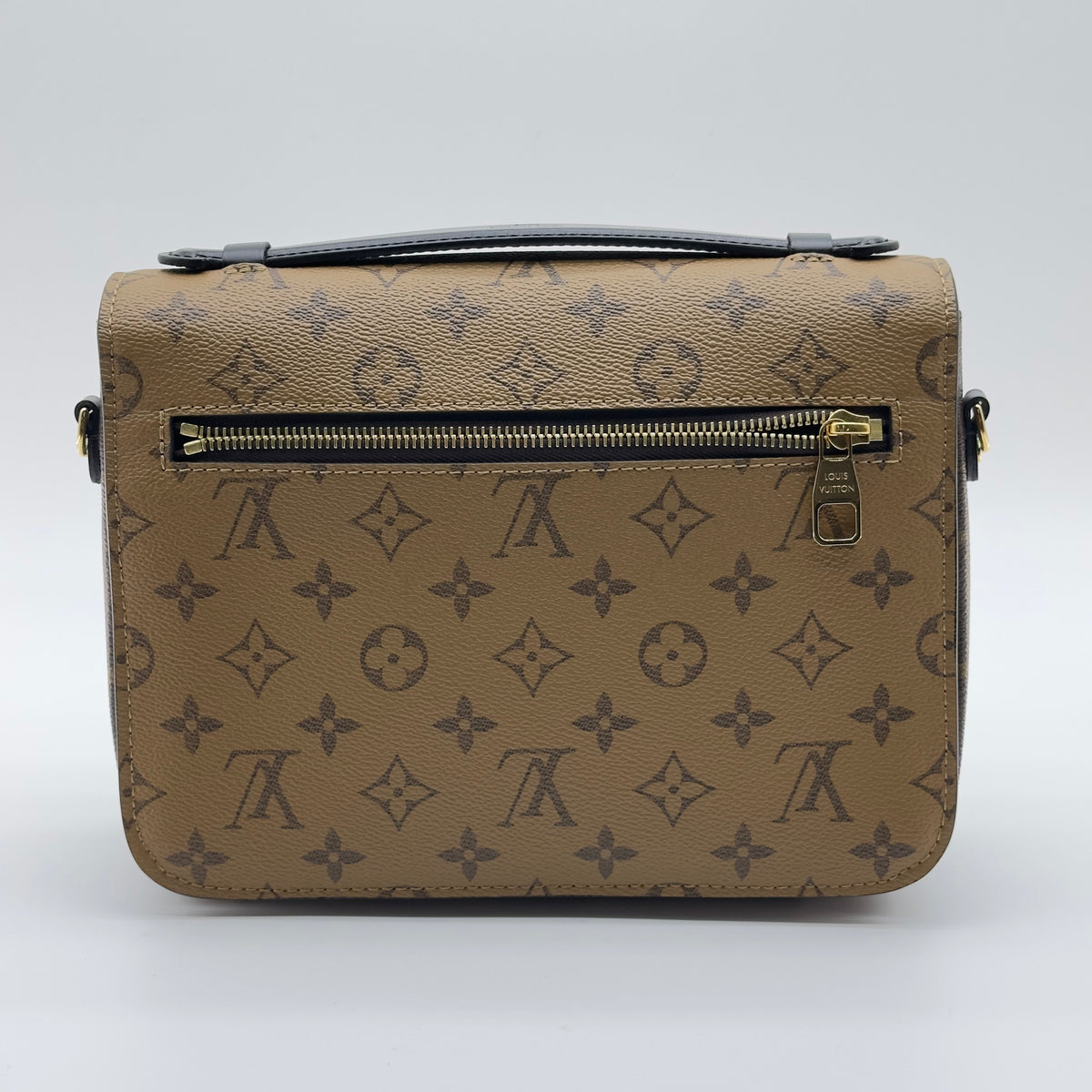 Louis Vuitton Monogram Reverse Canvas Pochette Métis MM Brown Crossbody Bag