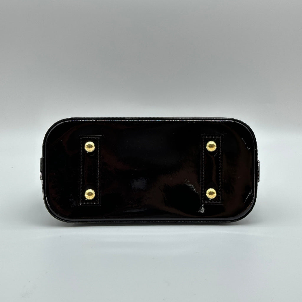 Louis Vuitton Vernis Alma BB M91678 CT1158 Purple There was an RFID response