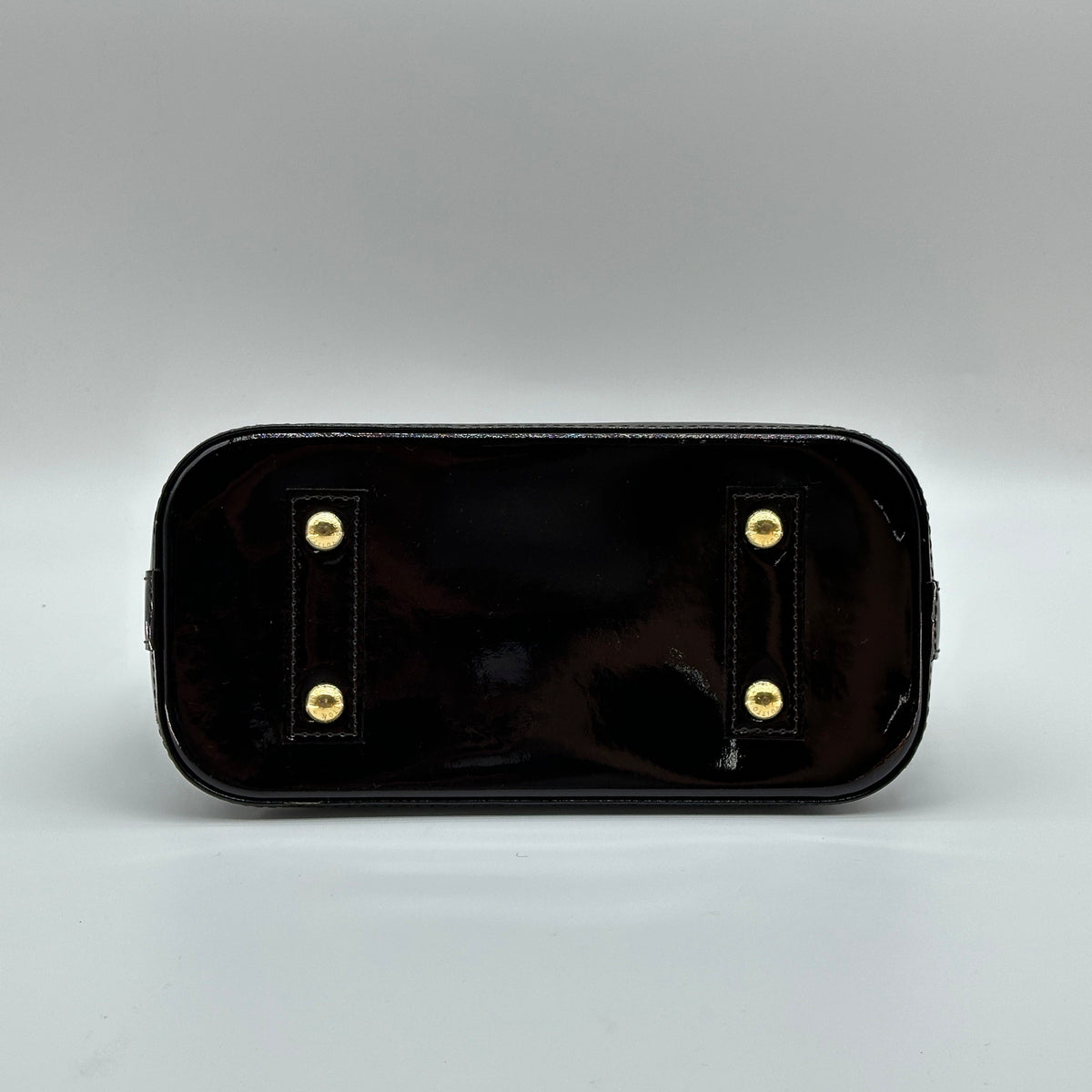 Louis Vuitton Vernis Alma BB M91678 CT1158 Purple There was an RFID response