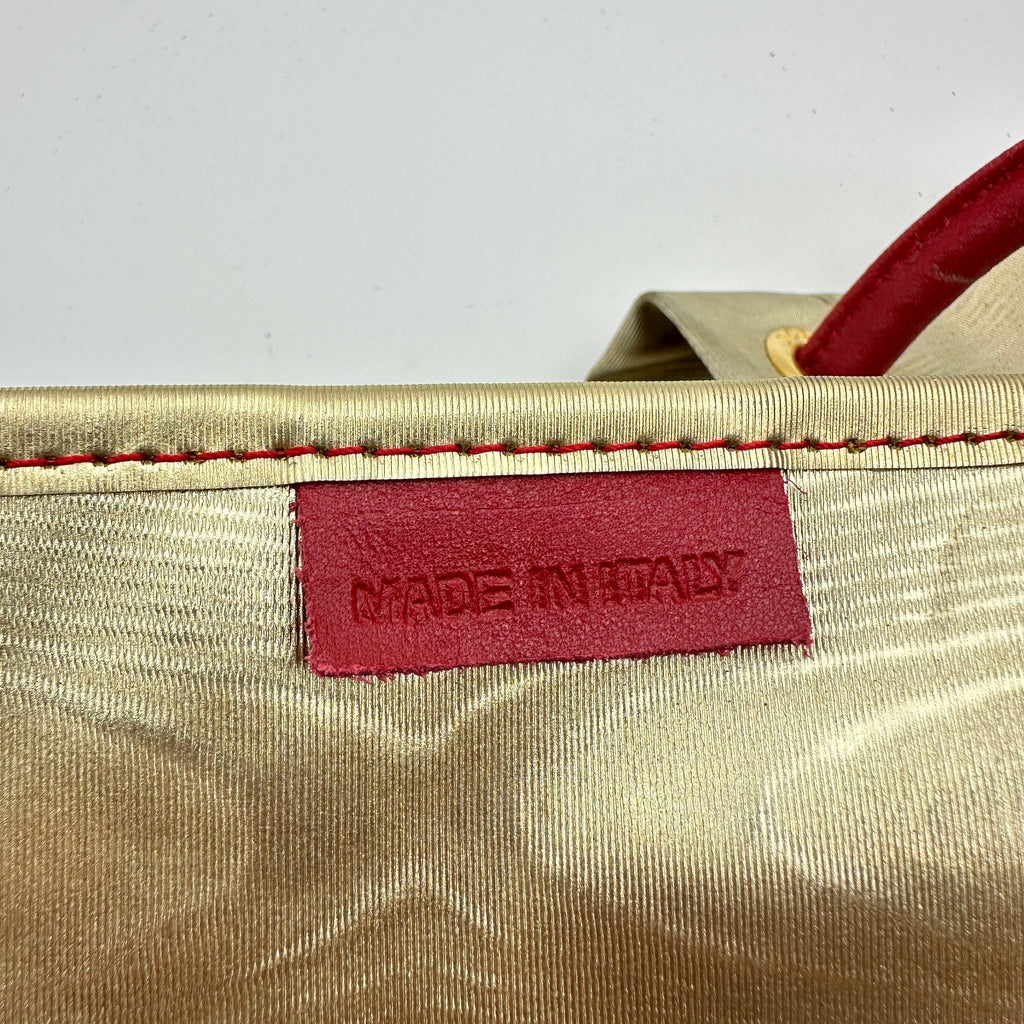 loewe tote bag nylon gold