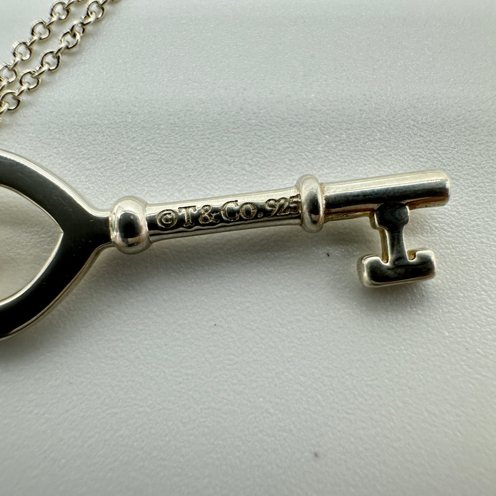 Tiffany&Co. 　sv925 heart key pendant necklace