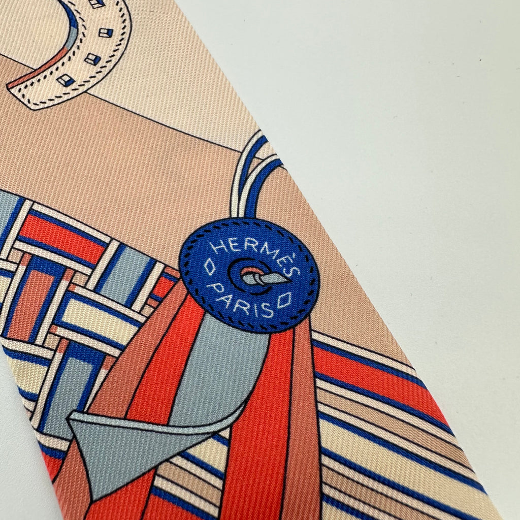 Hermès Mini Pony Twilly Silk Scarf 100%Silk