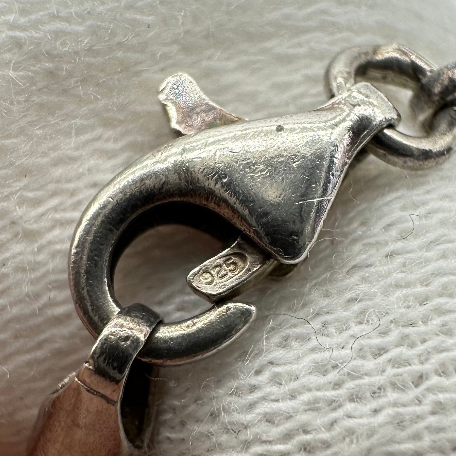 Gucci Silver Plate Ball Chain Bracelet Logo Bracelet
