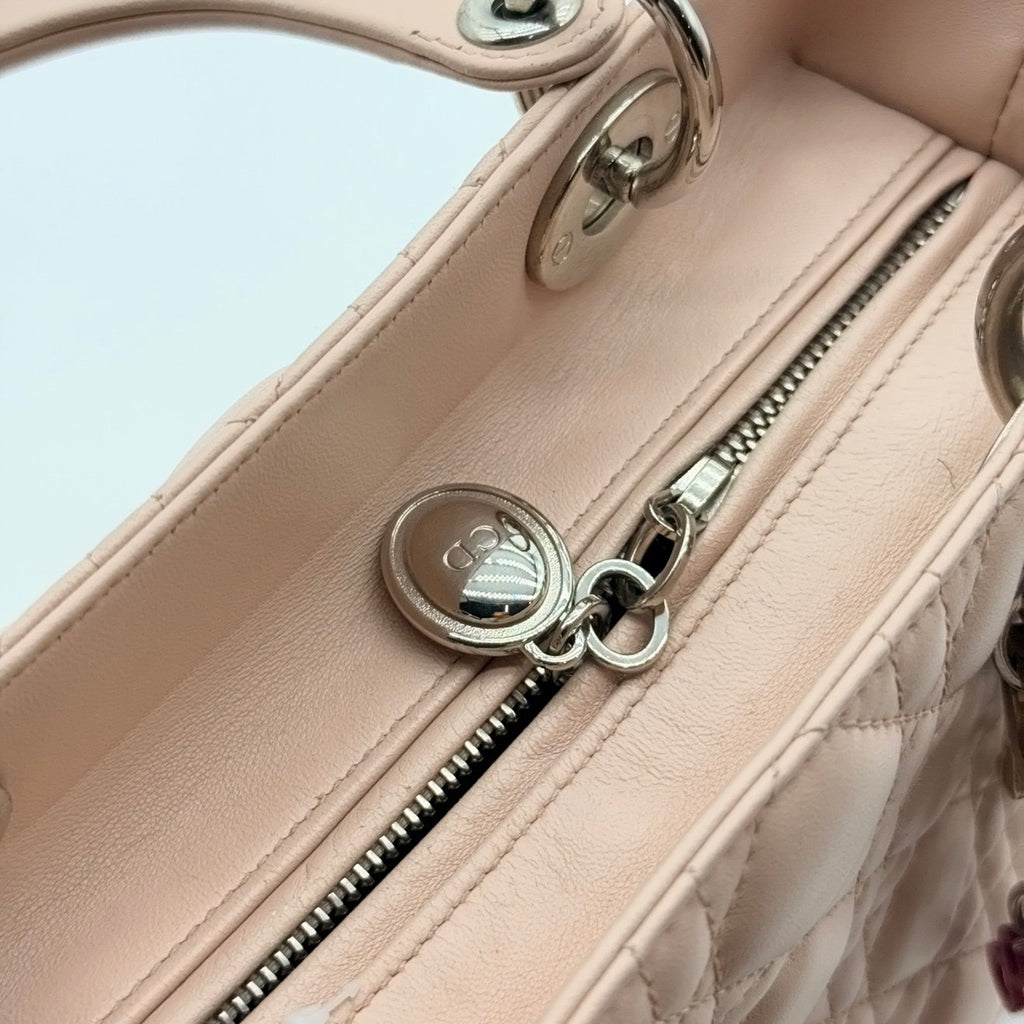 LADY DIOR MEDIUM VALENTINE LIMITED EDITION IN LIGHT PINK