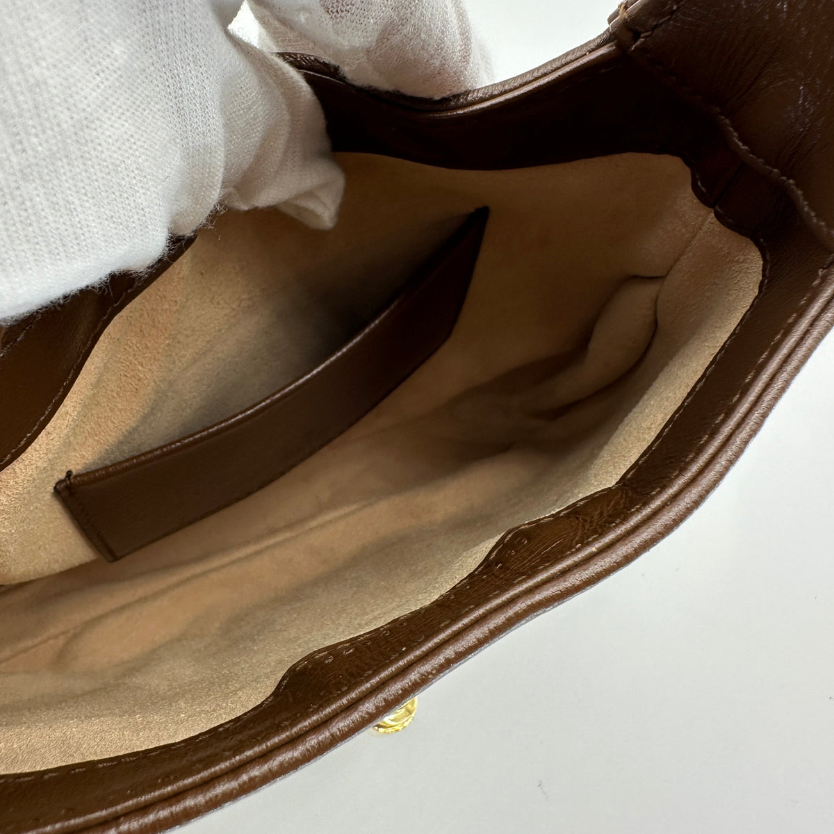 Gucci Jackie 1961 GG Supreme Shoulder Bag Beige and Brown