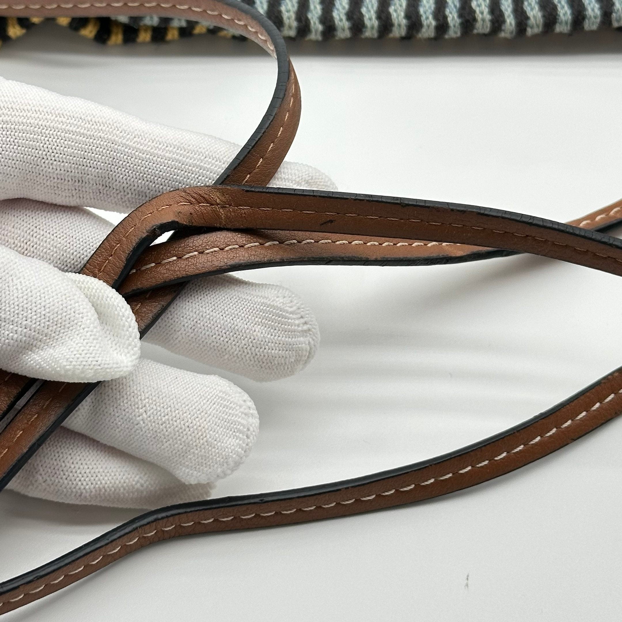 Loewe Embroidered Drawstring Pouch Crossbody