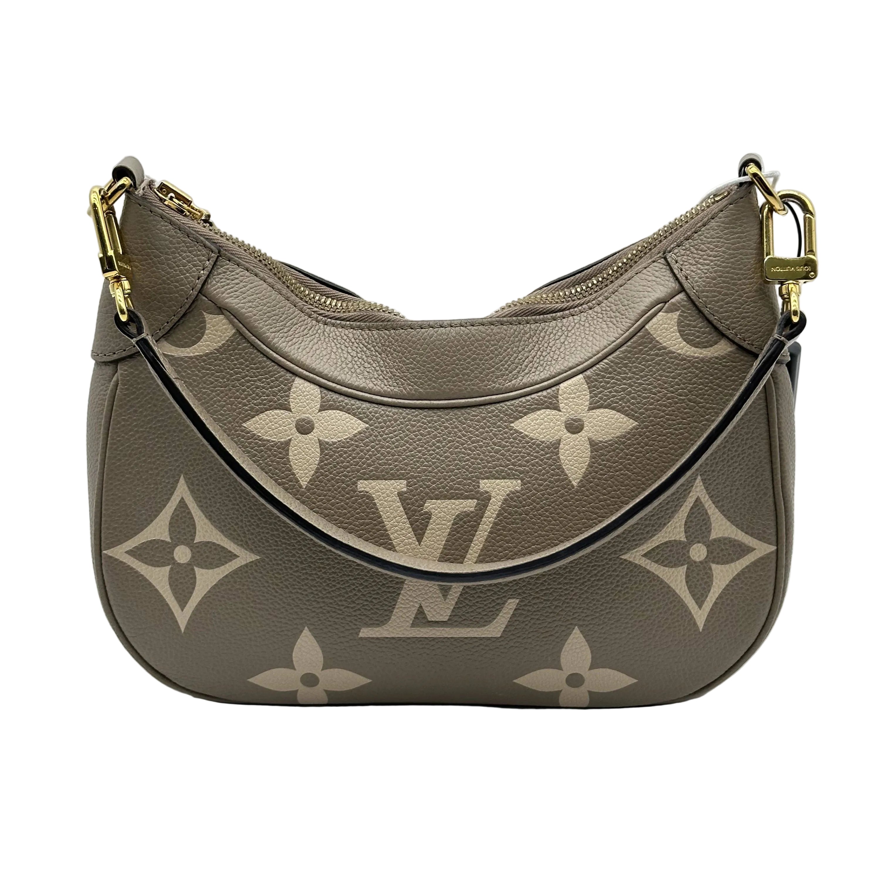 Louis Vuitton Monogram Empreinte Bagatelle M46112 Beige RFID