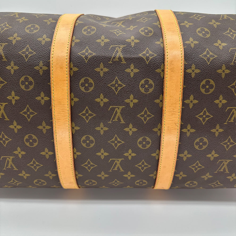 Louis Vuitton Monogram Canvasm Keepall Bandrière 60 M41412 Boston Tasche