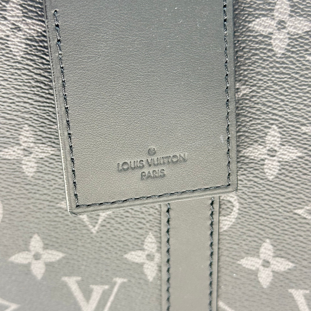 Louis Vuitton Sac Plat Cross Monogram Eclipse Coated Canvas Handbag M46456