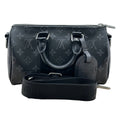 LOUIS VUITTON 2way M46271 IC chip Black Grey Keepall Bandouliere 25	Monogram Eclipse
