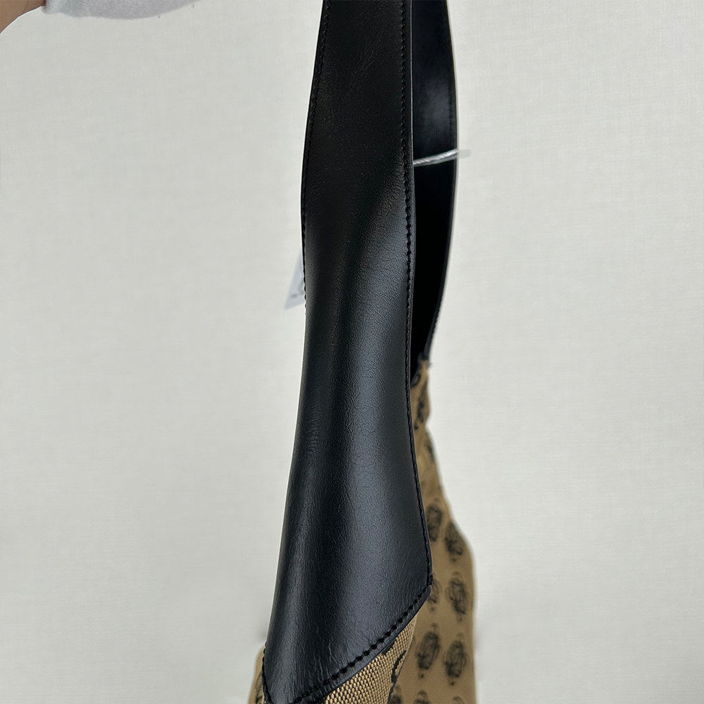 Loewe Logo Print Shoulder Bag Double F Monogram Vintage
