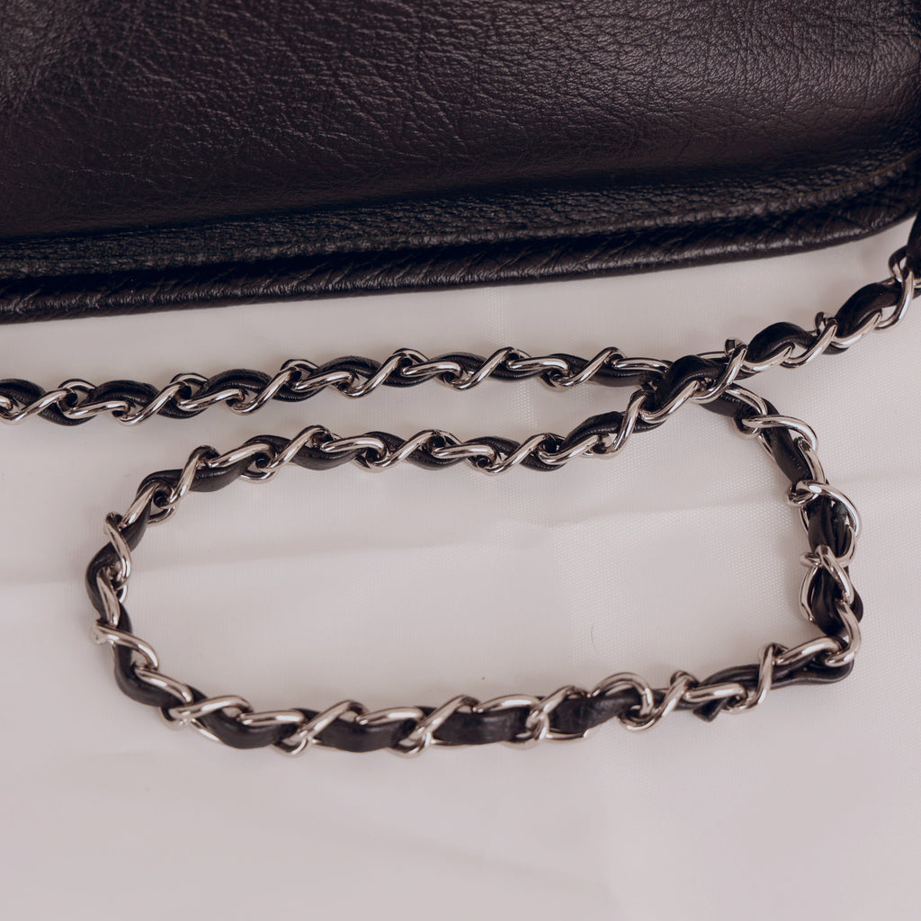 Chanel 2.55 Reissue Mademoiselle Lock Black Calfskin Tote Bag 9 Series