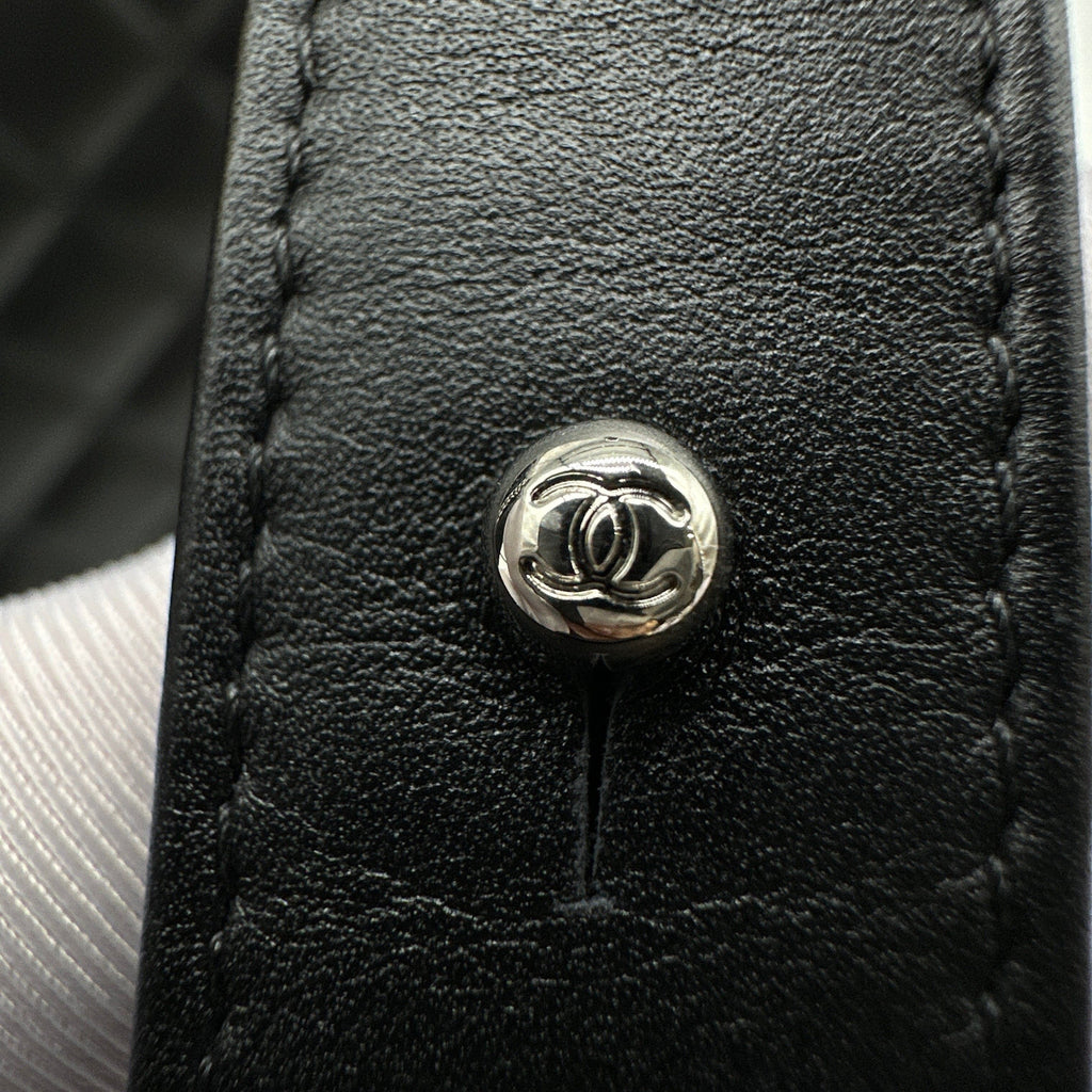Chanel Quilted Lambskin Boy Small Black Shoulder Bag