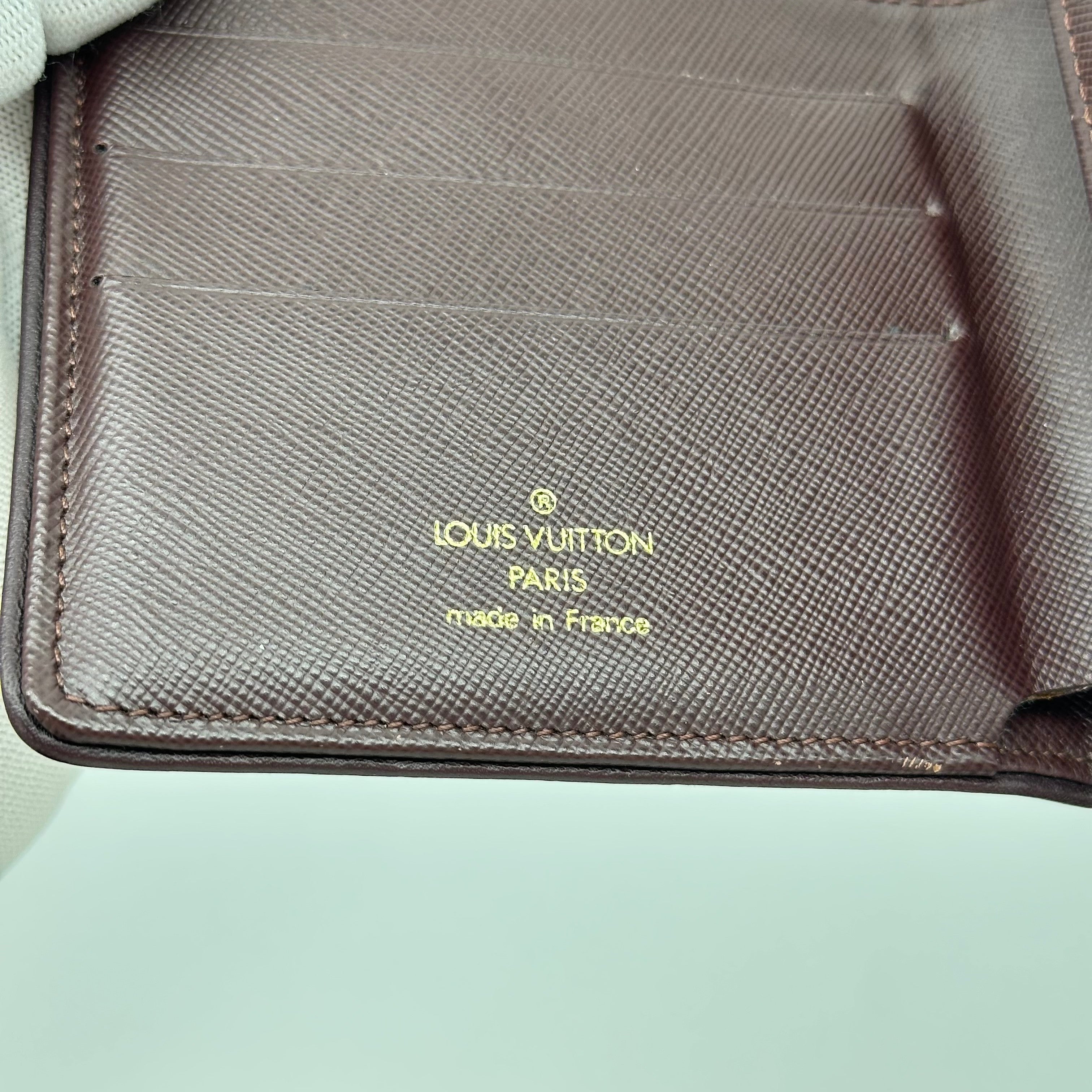 LV Louis Vuitton Monogram Mini Wallet strawberry pink vintage M92241