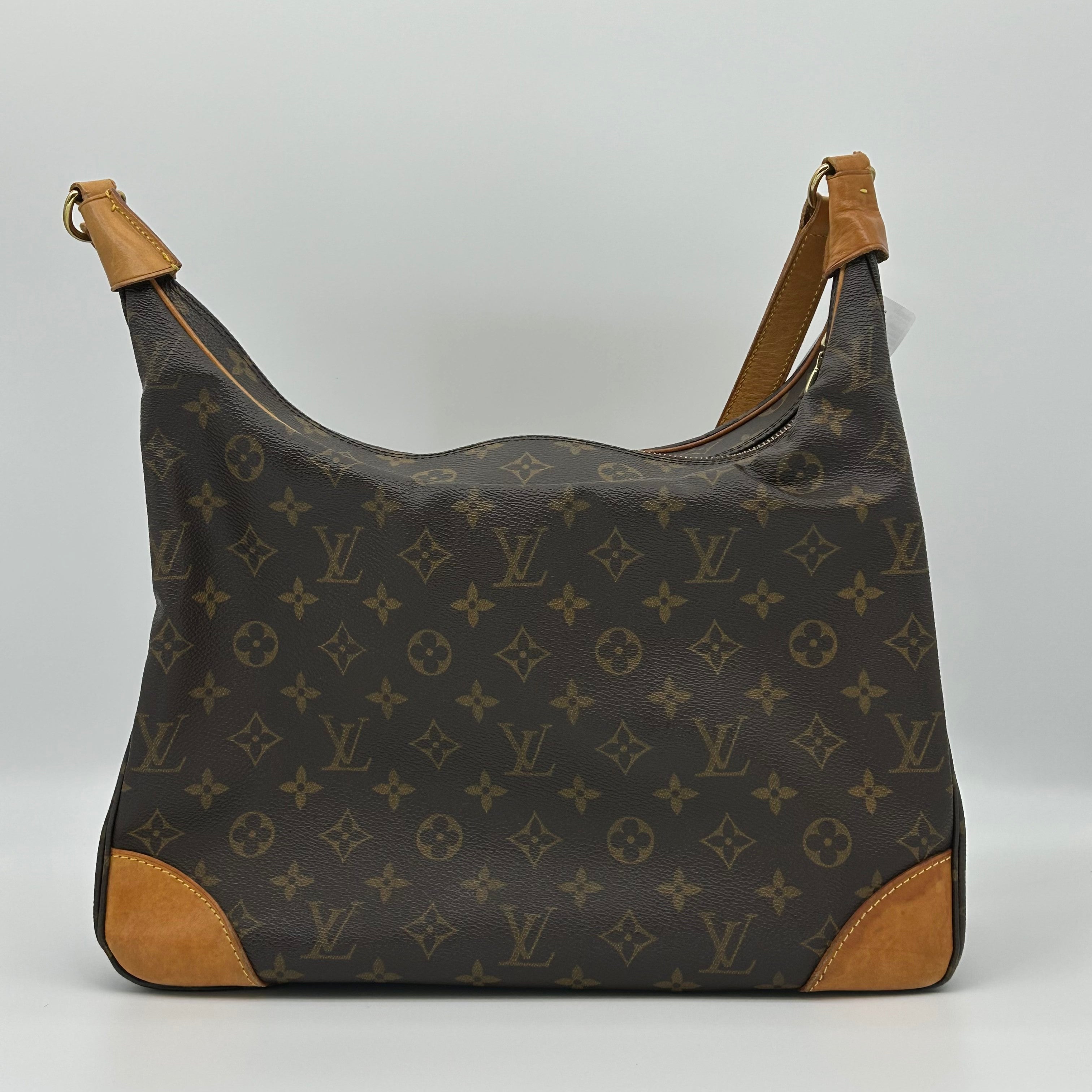 Louis Vuitton Monogram 帆布 Boulogne 小号单肩包 棕色涂层帆布 M51265