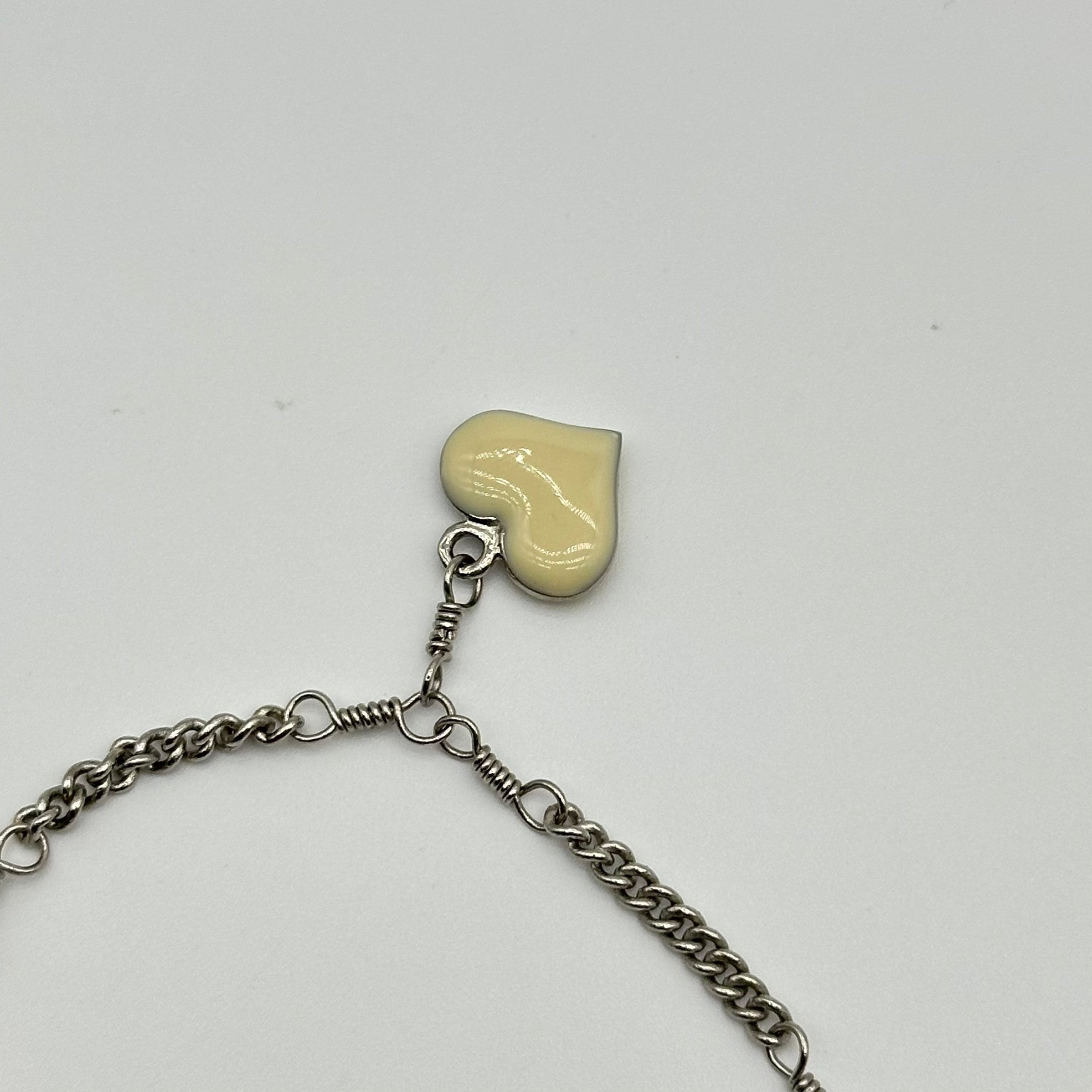 LOUIS VUITTON Bracelet Sweet Monogram M65476 Argent blanc méta