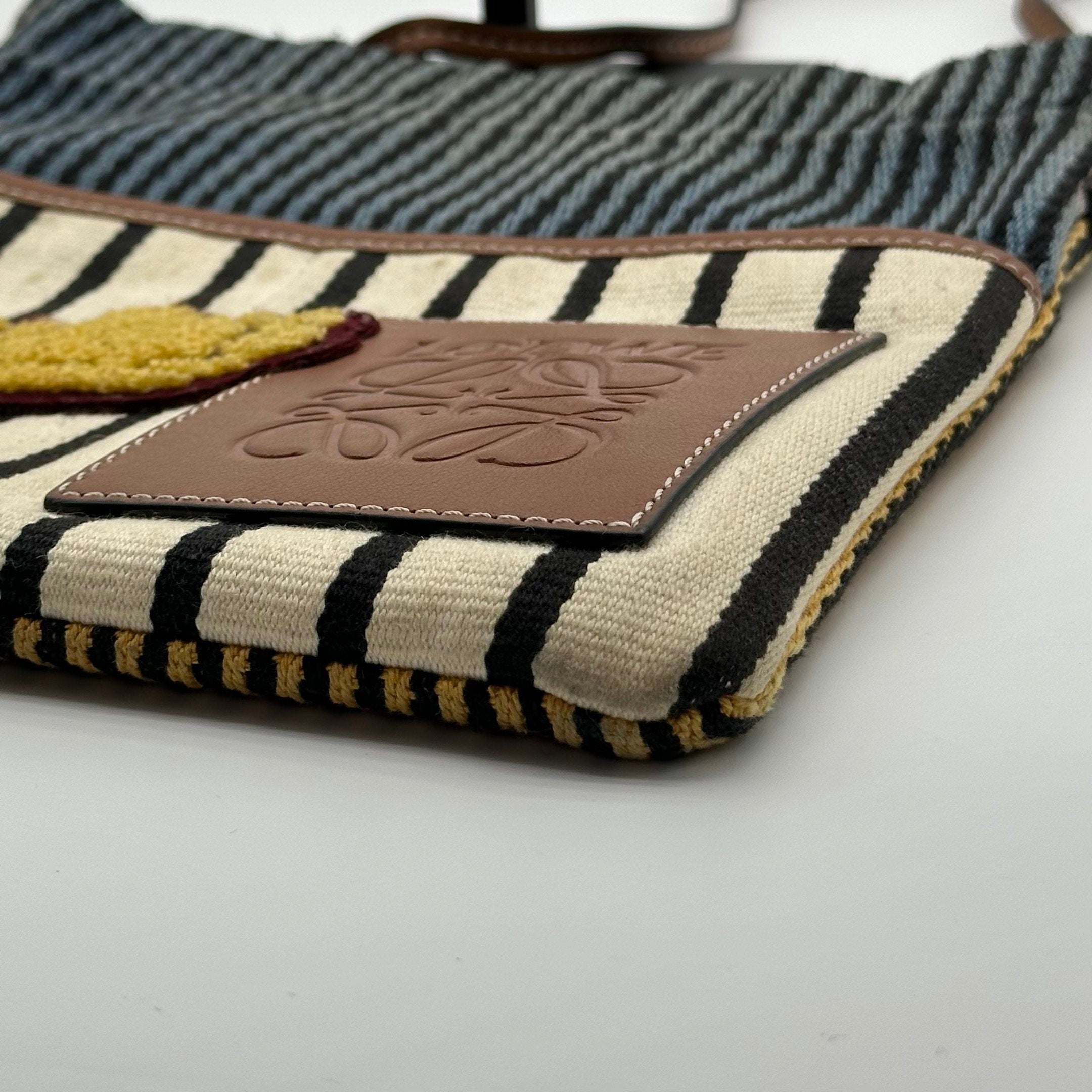 Loewe Embroidered Drawstring Pouch Crossbody