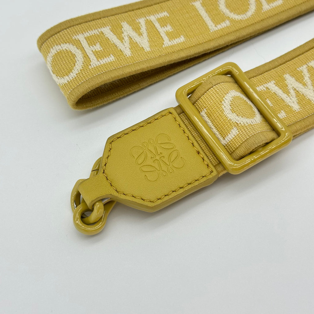 LOEWE Flamenco Clutch Leather Shoulder Bag with Anagram Strap