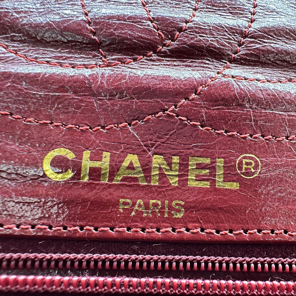 Chanel Matelasse Lambskin Double Flap Double Chain Bag Paris limited Black Gold Metal Fittings 0117900 0 series