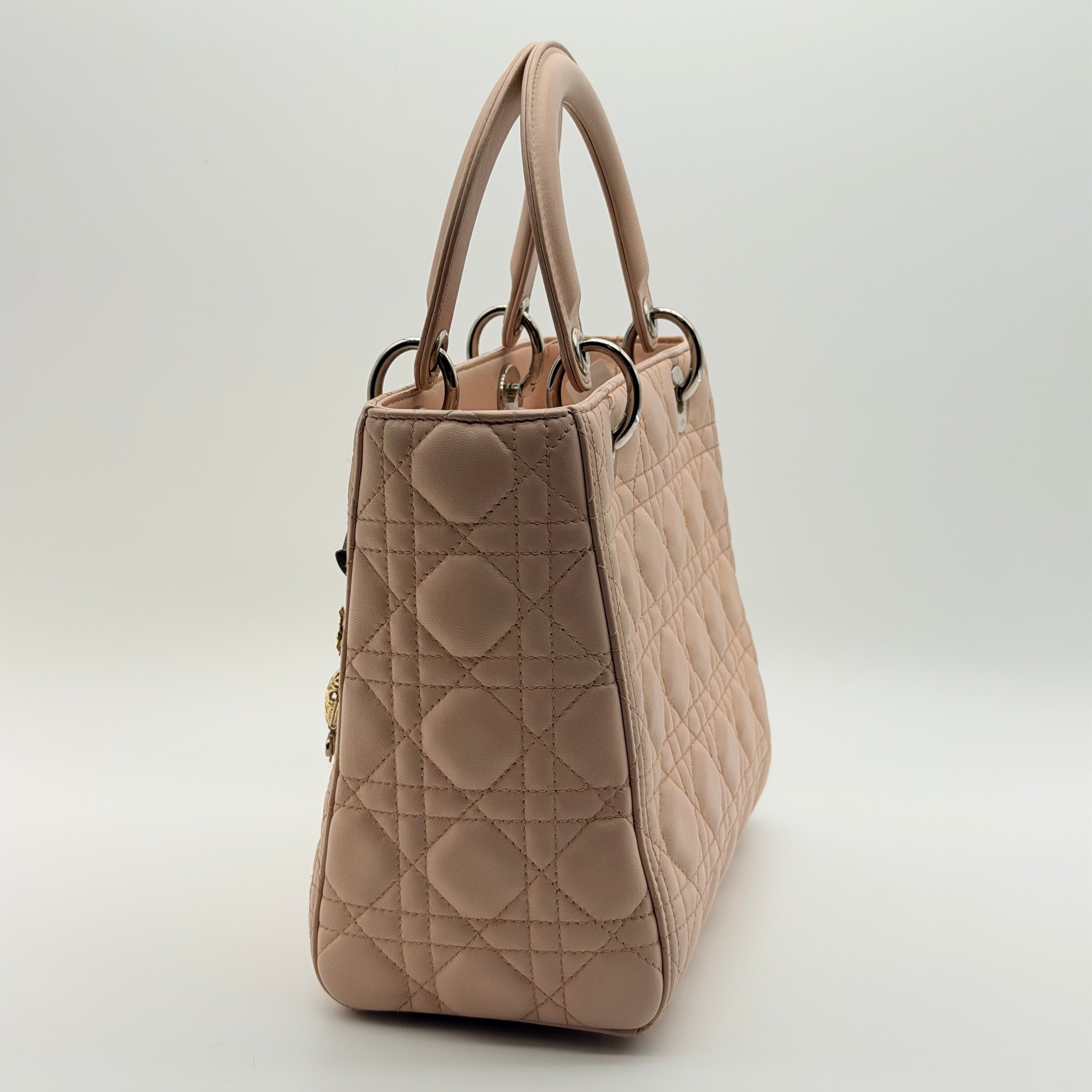 LADY DIOR MEDIUM VALENTINE LIMITED EDITION IN LIGHT PINK