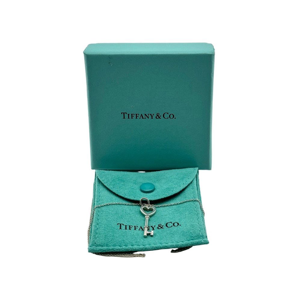 Tiffany&Co. 　sv925 heart key pendant necklace