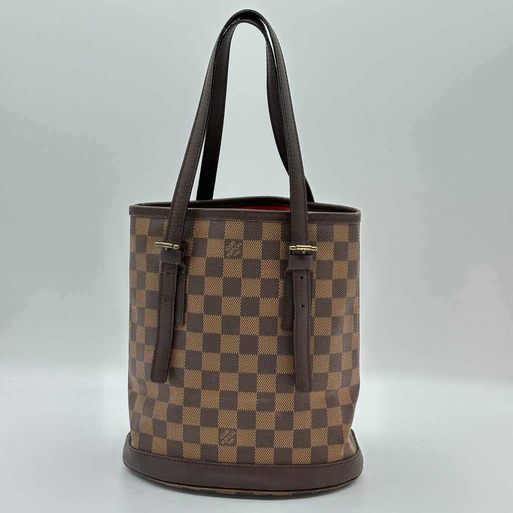Louis Vuitton Damier Marais Bucket Shoulder Tote Bag N42240