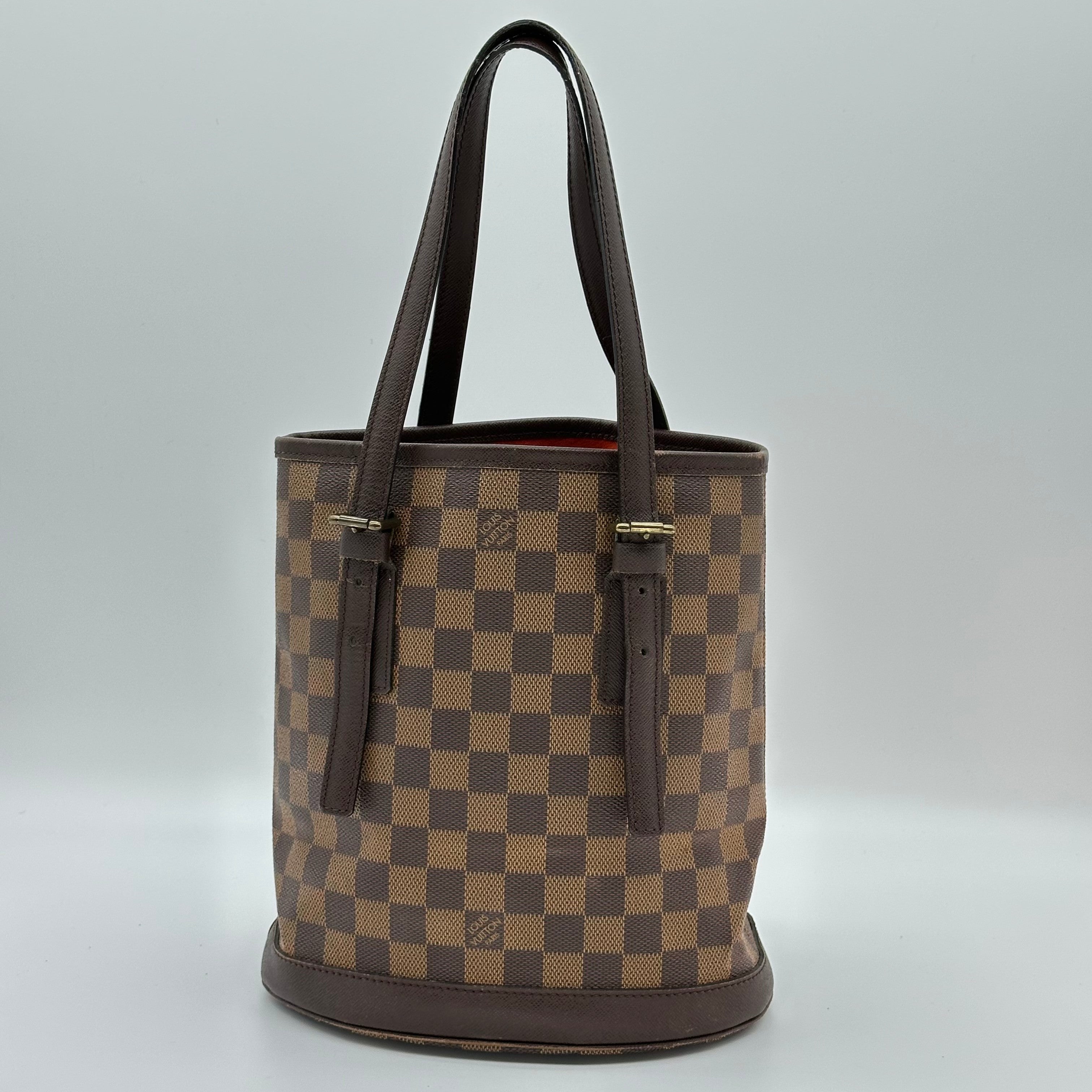 Louis Vuitton Damier Marais Bucket Shoulder Tote Bag N42240