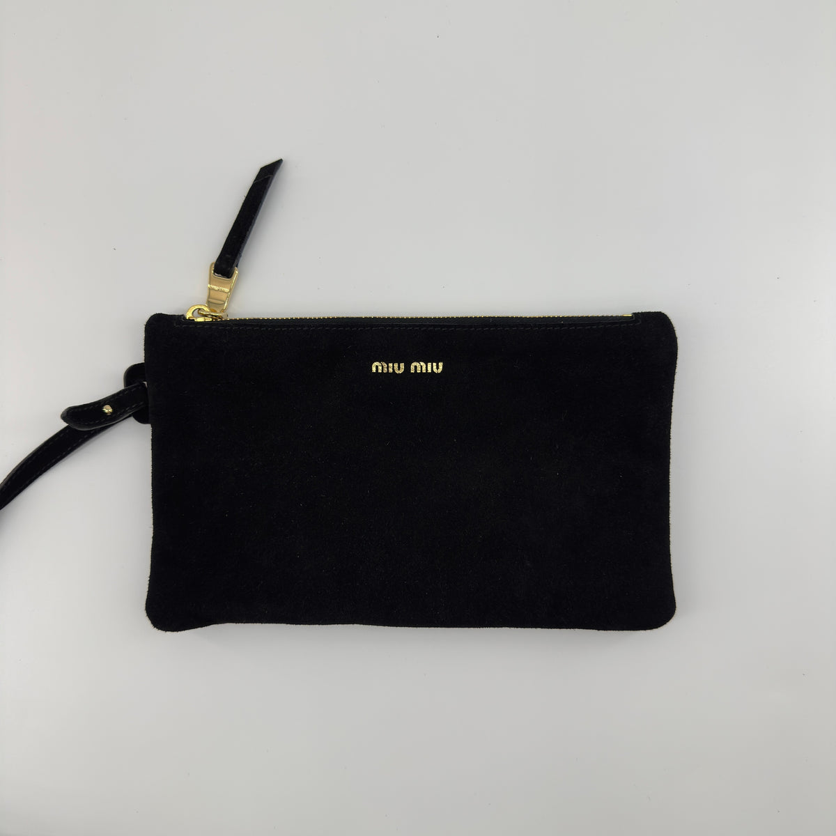 MiuMiu Vintage Tote Mouton Tote Bag Shearling Shoulder Bag Black Includes a Pouch