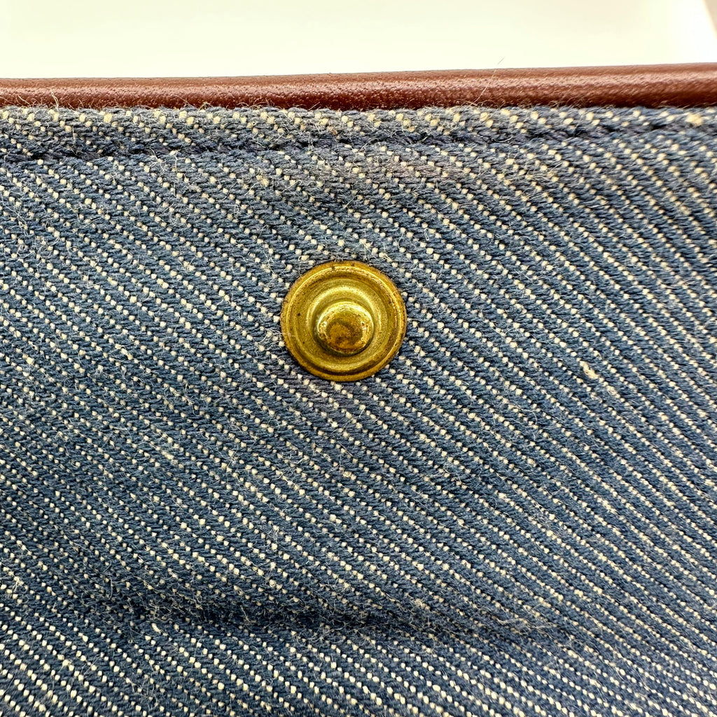 Celine Paris Macadam Denim Body Bag / Waist Bag