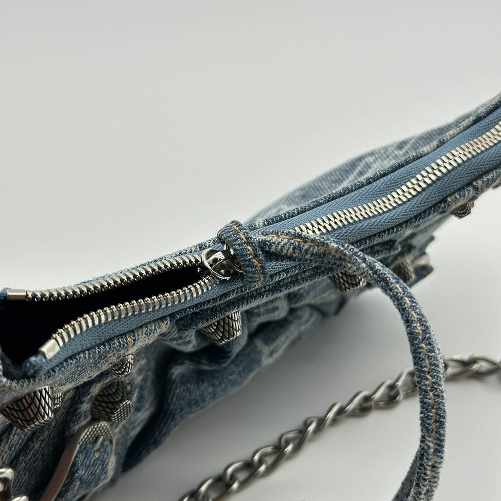 balenciaga　denim bb monogram le cagole