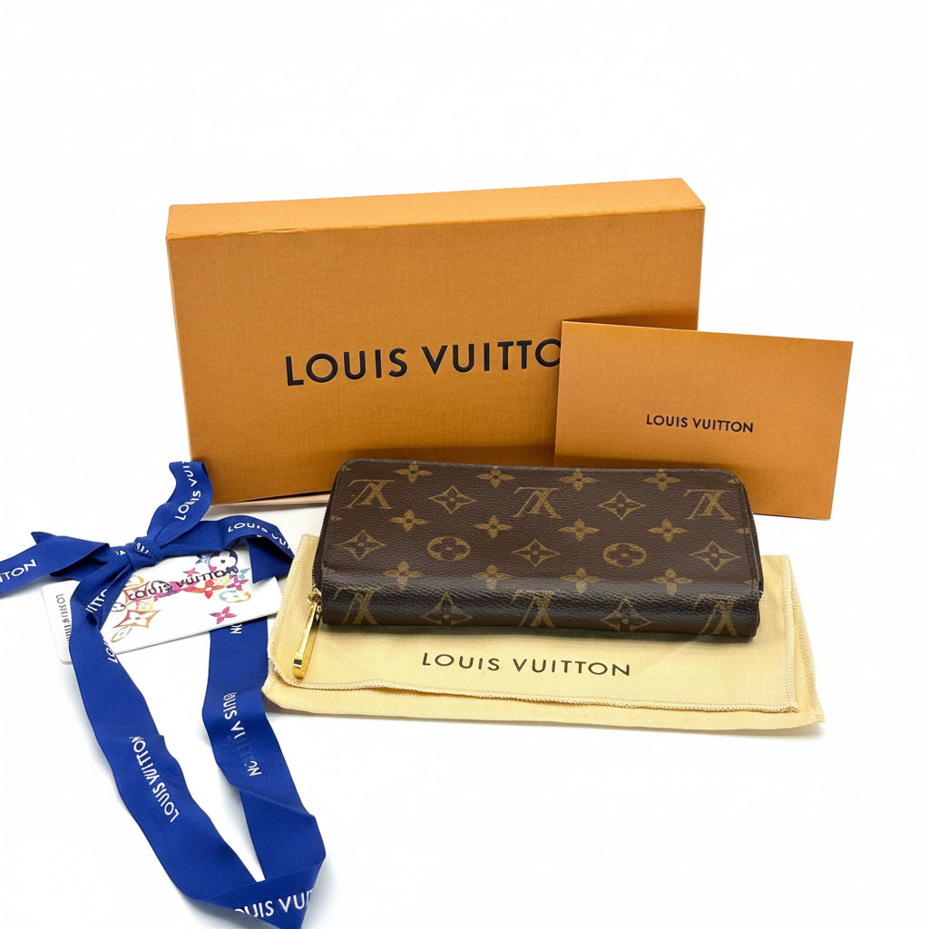 Louis Vuitton Round Wallet Zippy Monogram