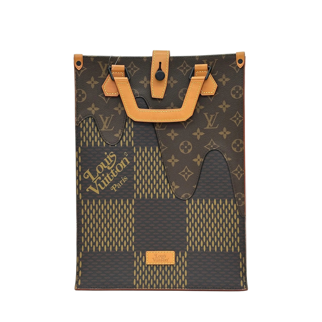 Louis Vuitton NIGO Damier Giant Tote 2Way Bag N40355 LV Squared Brown