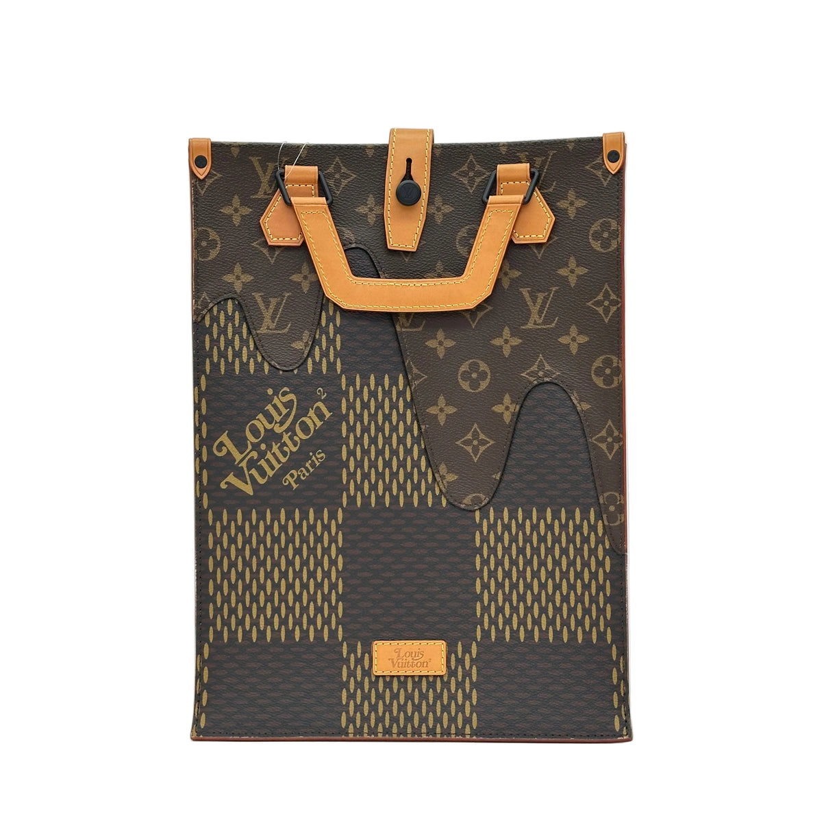 Louis Vuitton NIGO Damier Giant Tote 2Way Bag N40355 LV Carré Marron