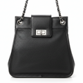 Chanel 2.55 Reissue Mademoiselle Lock Black Calfskin Tote Bag 9 Series