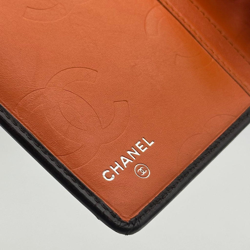 Billetera larga con solapa Chanel Cambon Ligne acolchada