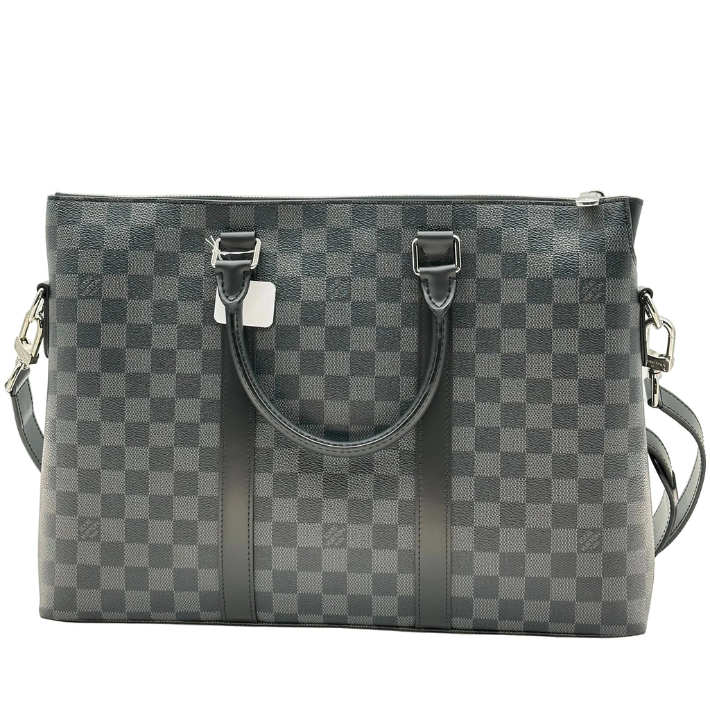 Louis Vuitton N40024 Anton Briefcase Business Bag Canvas RFID