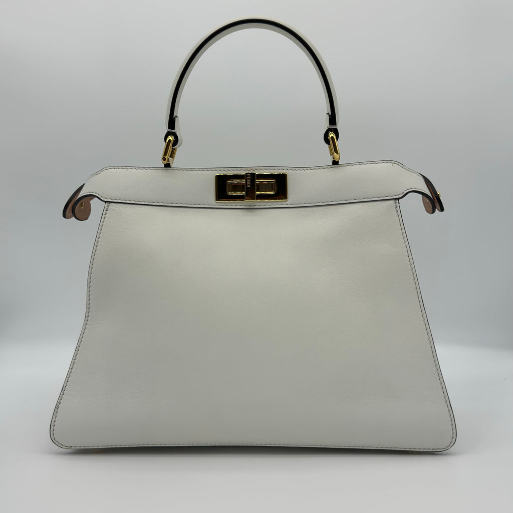 FENDI Selleria Peekaboo leather 2way bag