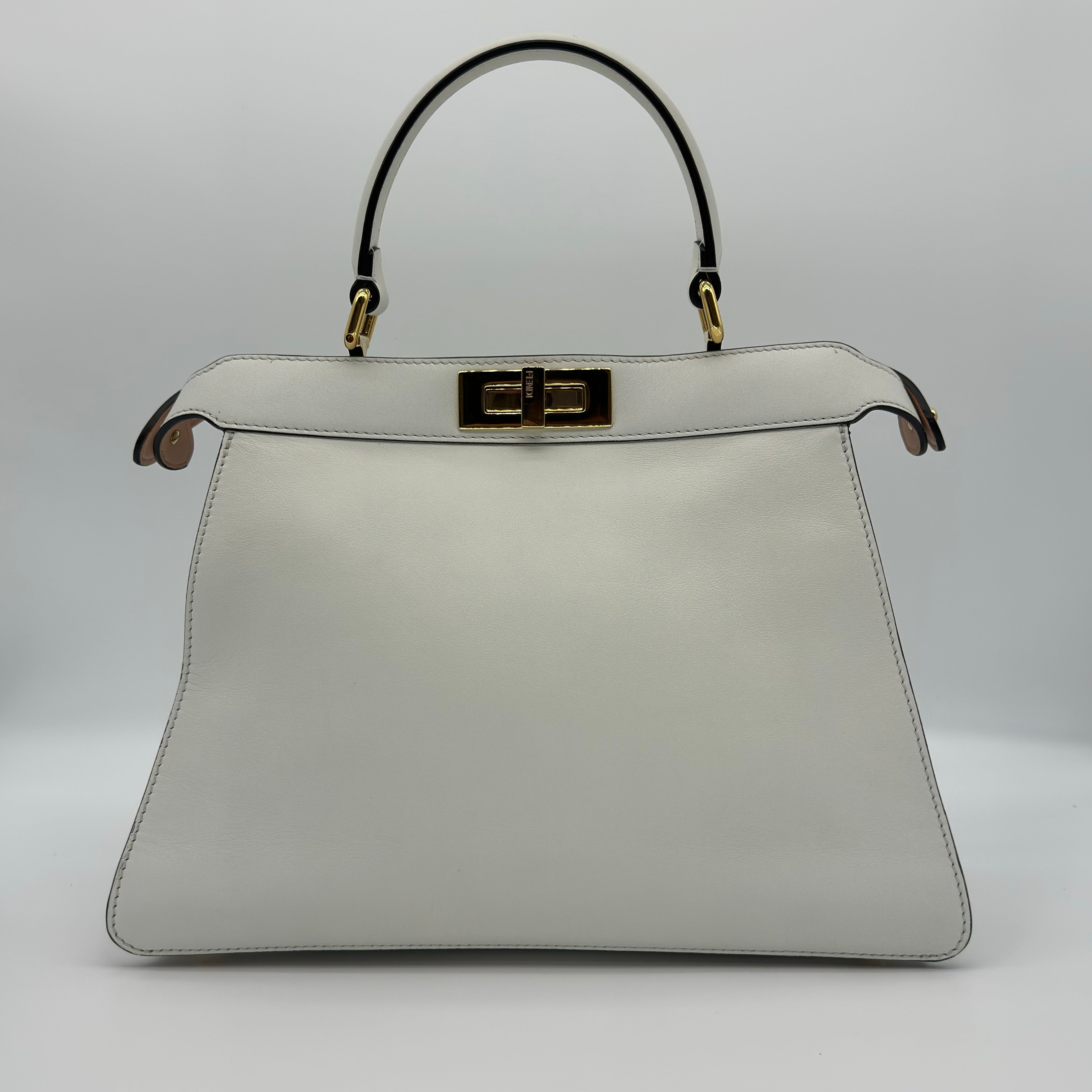 FENDI Selleria Peekaboo leather 2way bag