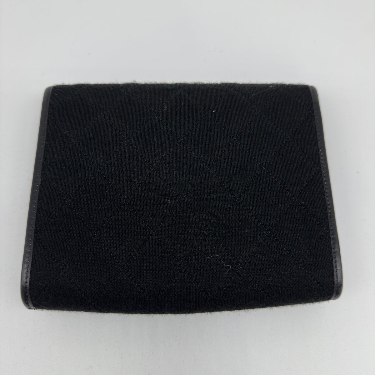 Chanel Coco Mark Black Fabric Chain Shoulder Bag