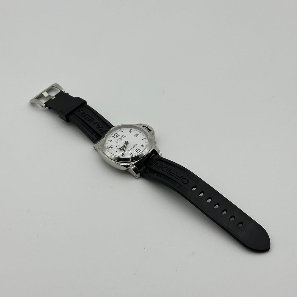 Panerai Luminor GMT Stainless Steel Black Rubber Watch